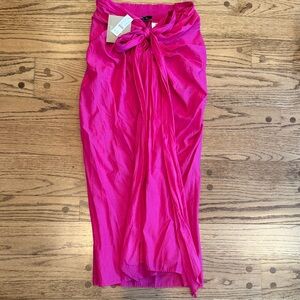 J. Crew Fuchsia Beach Sarong-new with tags!